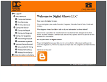Tablet Screenshot of digitalghosts.com